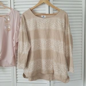 Tan Aztec Patterned Shirt